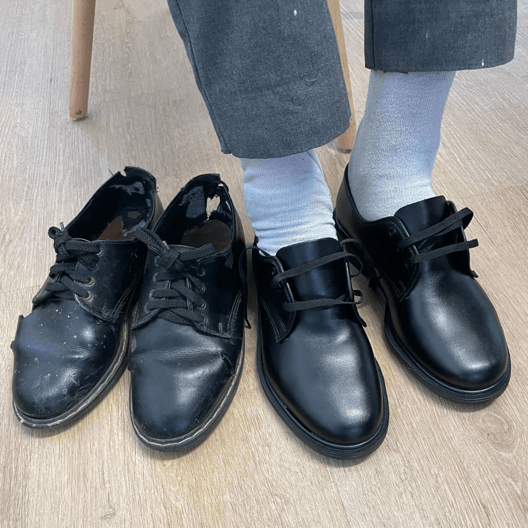 Kenosis community project - shoes